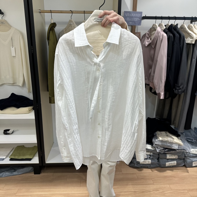 MUYBIEN東大門代購女裝新款休閑推薦職業熱賣人氣襯衫蕾絲衫MUYBIEN襯衫/蕾絲衫圖色2