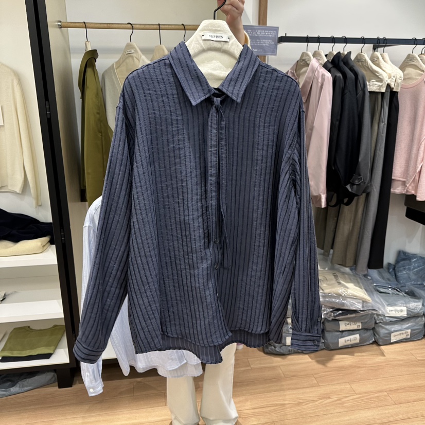 MUYBIEN東大門代購女裝新款休閑推薦職業熱賣人氣襯衫蕾絲衫MUYBIEN襯衫/蕾絲衫圖色3