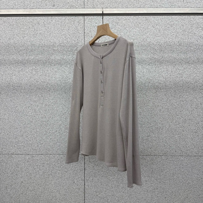 AT THE BAGEL韓國代購女裝新款時尚26春季職業推薦長袖T恤AT THE BAGEL長袖T恤圖色1