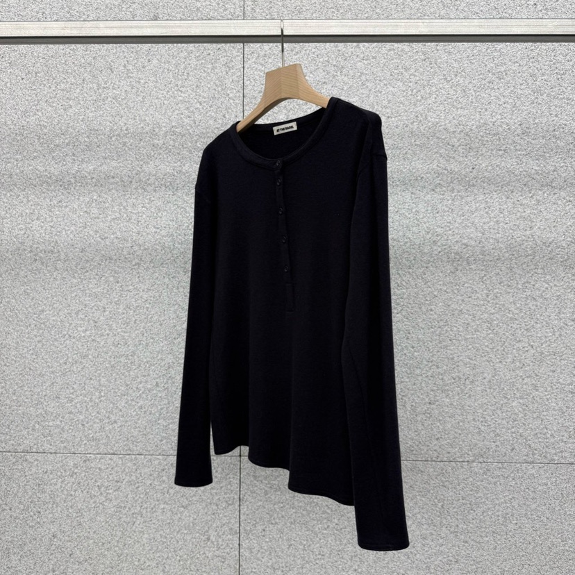 AT THE BAGEL韓國代購女裝新款時尚26春季職業推薦長袖T恤AT THE BAGEL長袖T恤圖色2