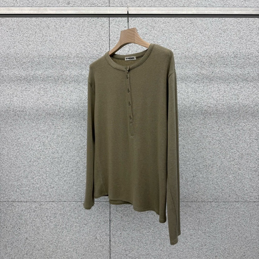 AT THE BAGEL韓國代購女裝新款時尚26春季職業推薦長袖T恤AT THE BAGEL長袖T恤圖色3