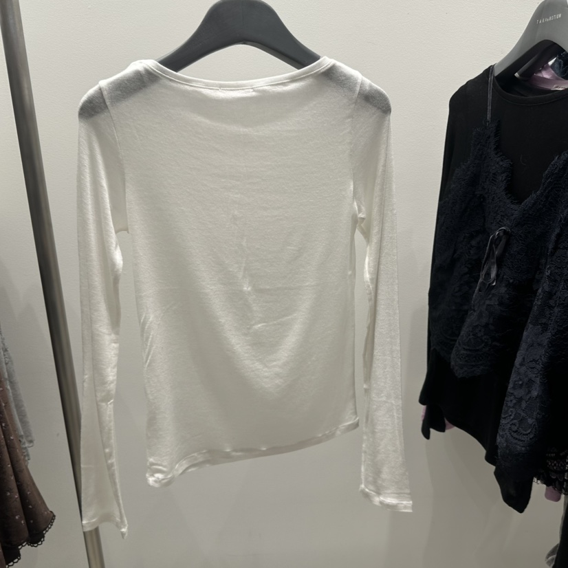 TARABY MOTION韓國代購女裝新品休閑26春季時尚長袖T恤紗布TARABY MOTION長袖T恤