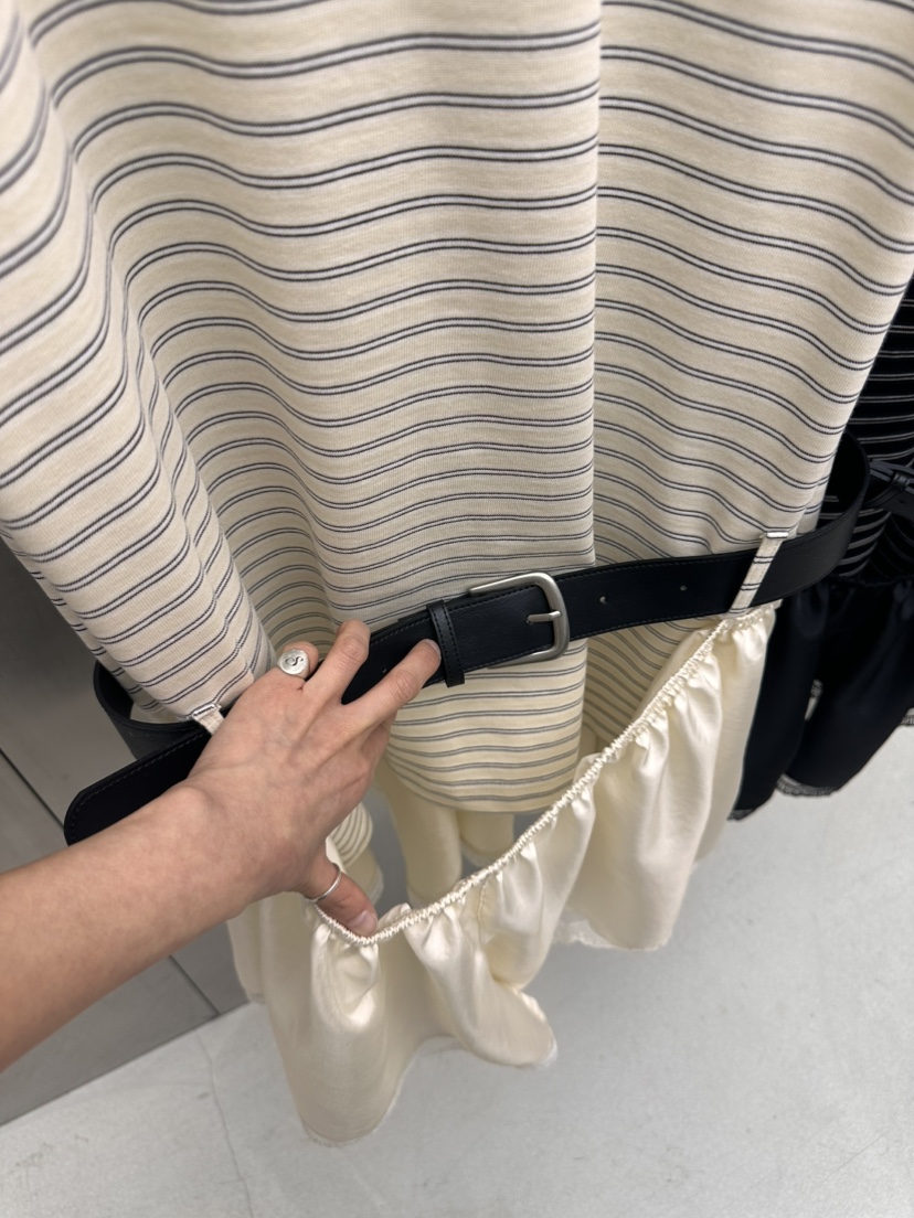 MYDRESS東大門實拍女裝新品人氣休閑時尚26春季連衣裙不含腰帶MYDRESS連衣裙