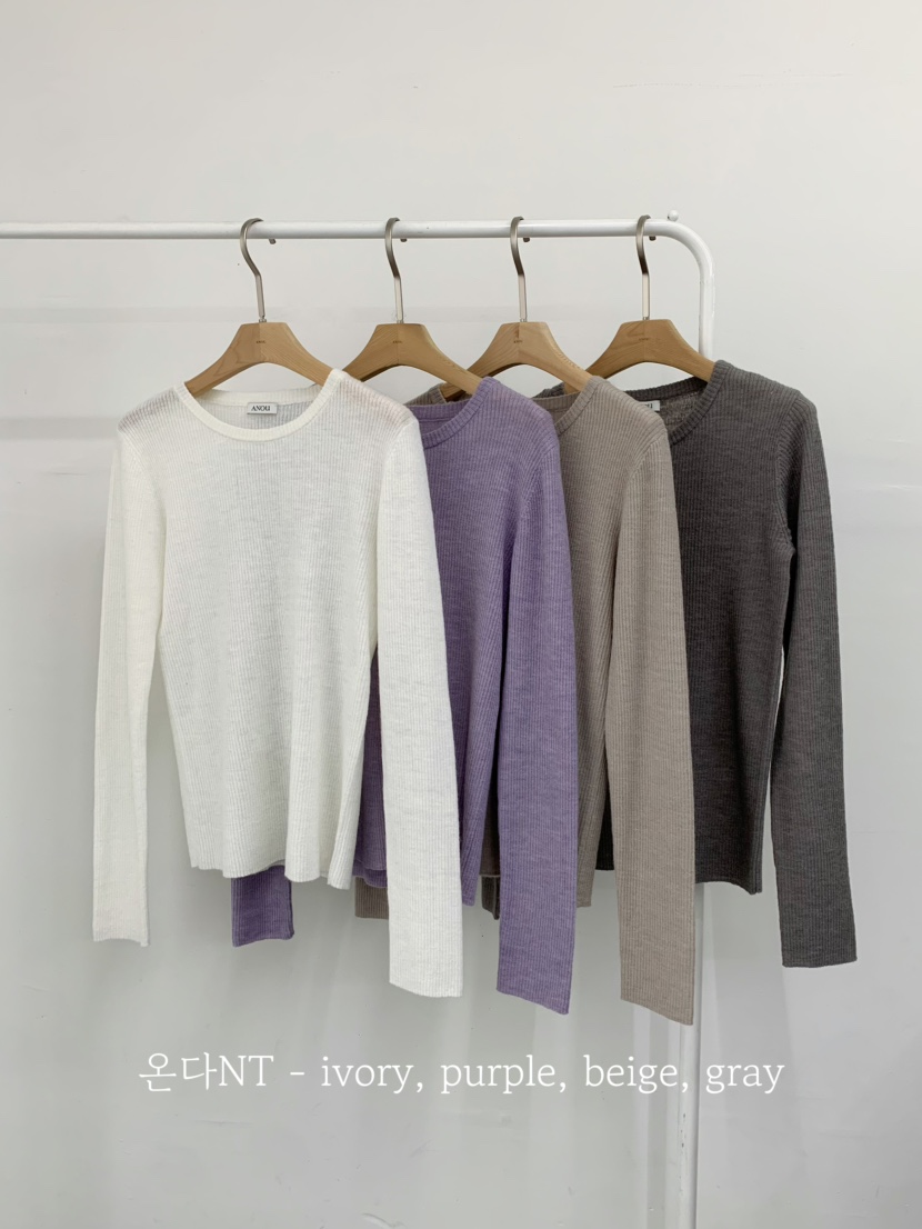 ANOU東大門實拍女士新品職業推薦26春季休閑時尚人氣針織衫ANOU針織衫