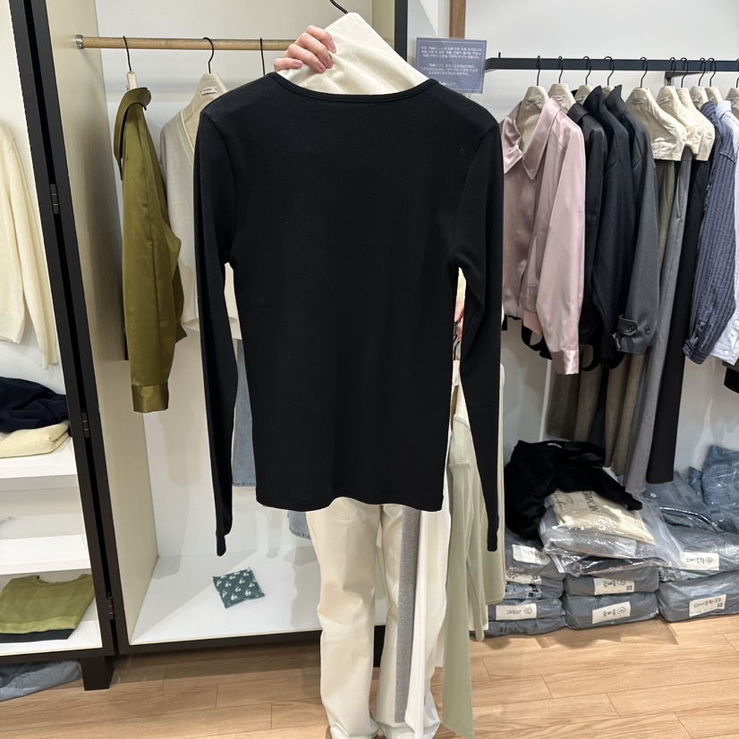 MUYBIEN東大門代購女裝新品熱賣人氣推薦職業26春季長袖T恤MUYBIEN長袖T恤