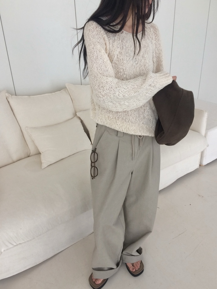 ANOU東大門代購女士新品26春季時尚休閑人氣推薦職業休閑褲ANOU休閑褲