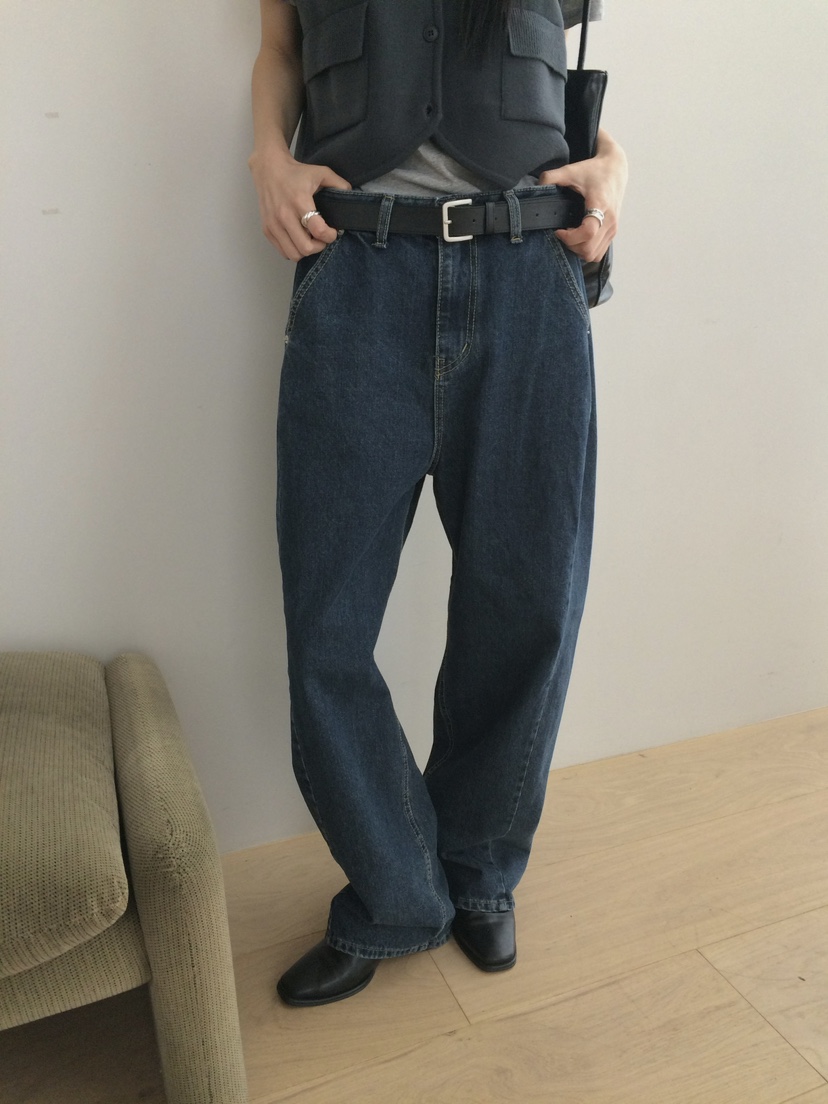 ANOU韓國直郵女士新款人氣時尚職業休閑熱賣26春季牛仔褲ANOU牛仔褲