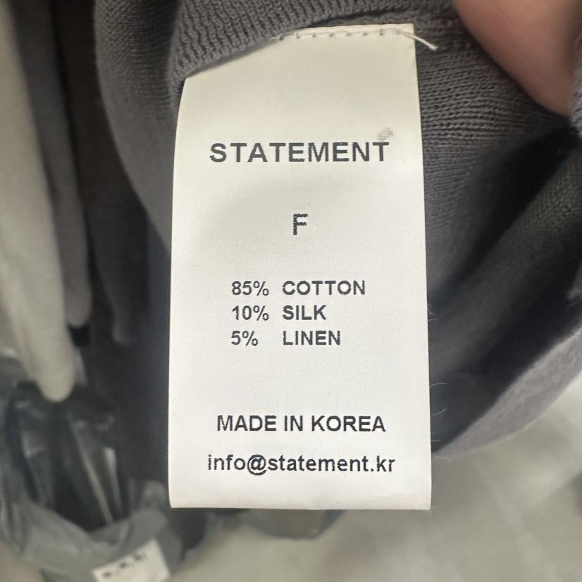 STATEMENT韓國直郵女裝新品26春季推薦休閑熱賣針織衫手工STATEMENT針織衫