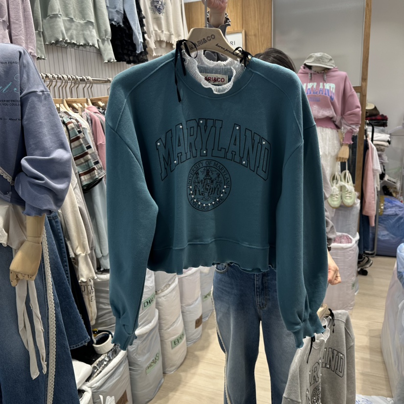 MARI CO韓國直郵女士新款人氣職業推薦時尚熱賣休閑衛衣MARI CO衛衣圖色2