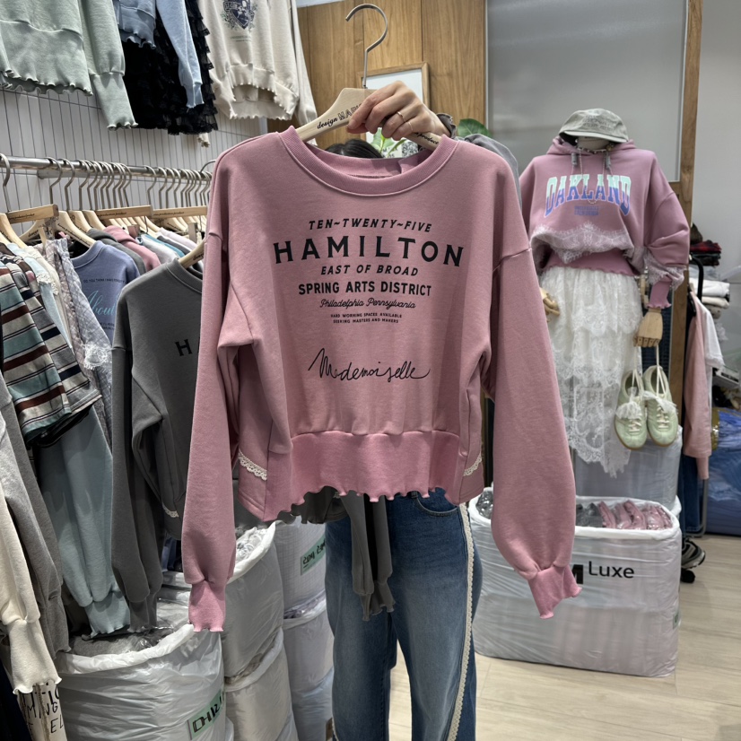 MARI CO東大門實拍女裝新品休閑熱賣職業推薦衛衣兩面穿MARI CO衛衣