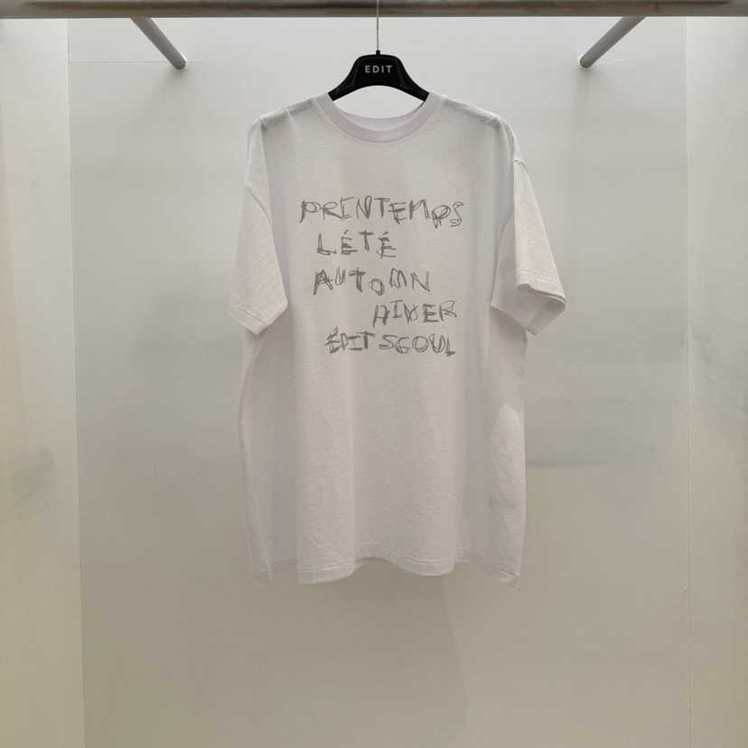 EDIT東大門代購女裝新品推薦職業26春季時尚熱賣人氣休閑T恤EDITT恤圖色1