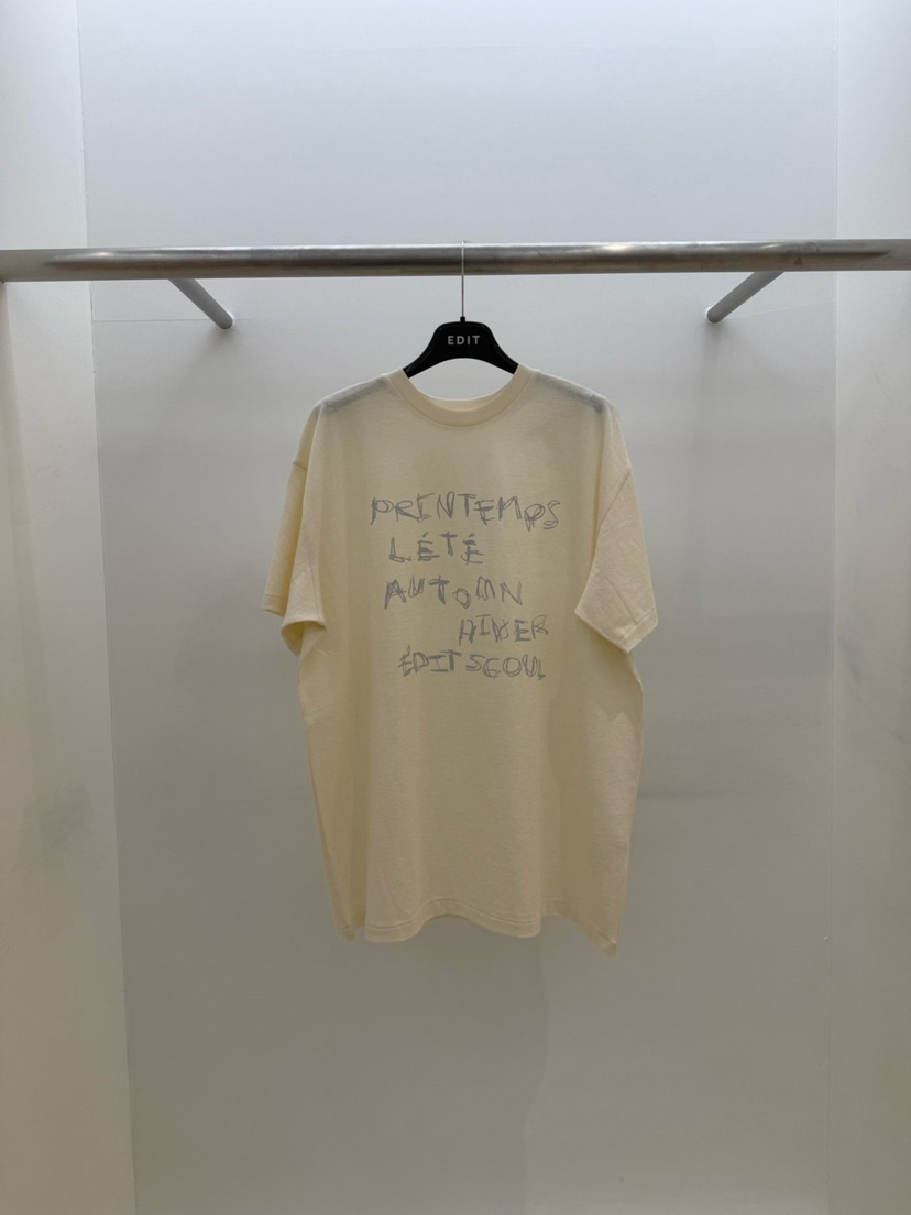 EDIT東大門代購女裝新品推薦職業26春季時尚熱賣人氣休閑T恤EDITT恤圖色2