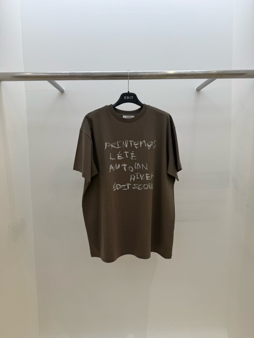 EDIT東大門代購女裝新品推薦職業26春季時尚熱賣人氣休閑T恤EDITT恤圖色3