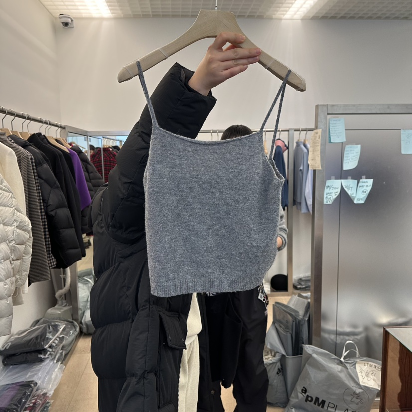 LTMS東大門代購女士新款推薦時尚熱賣職業26春季吊帶背心羊毛LTMS吊帶/背心圖色3