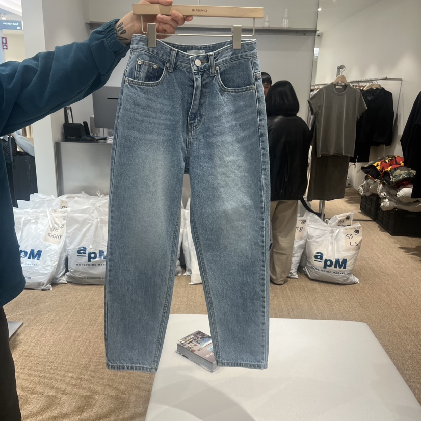 SELF SERVICE東大門實拍女裝新款推薦時尚休閑熱賣牛仔褲SELF SERVICE牛仔褲圖色1