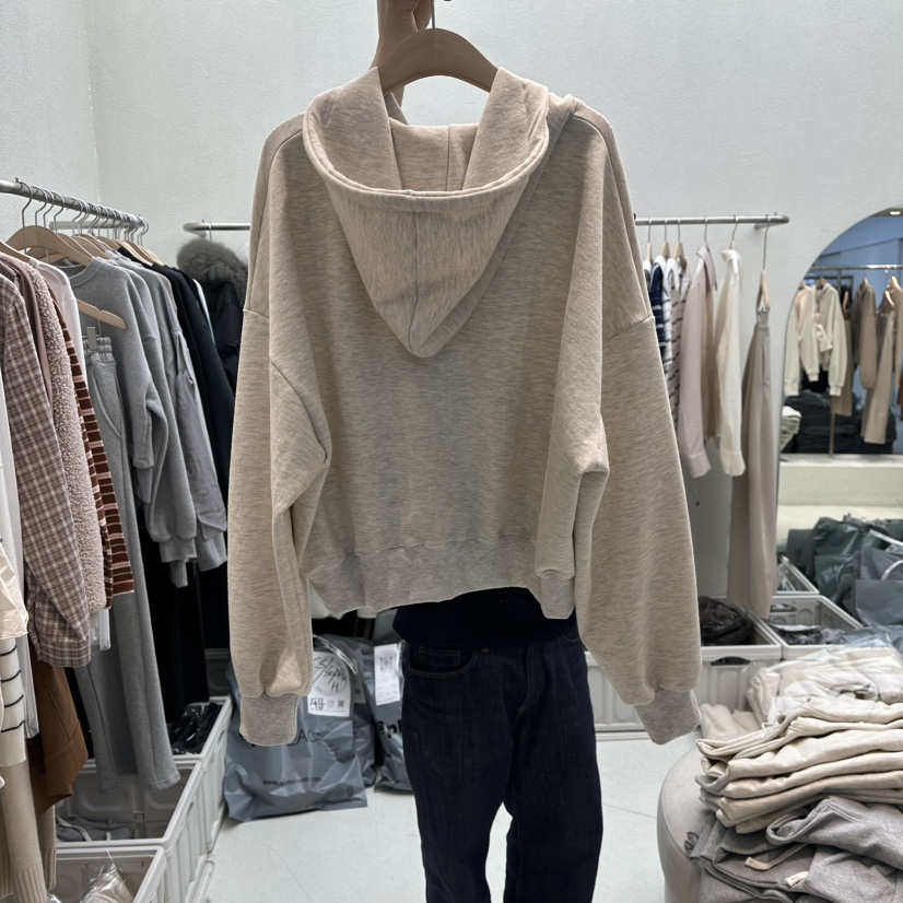 HUMMING BIRD東大門實拍女裝新款休閑26春季衛衣拉鏈連帽HUMMING BIRD衛衣