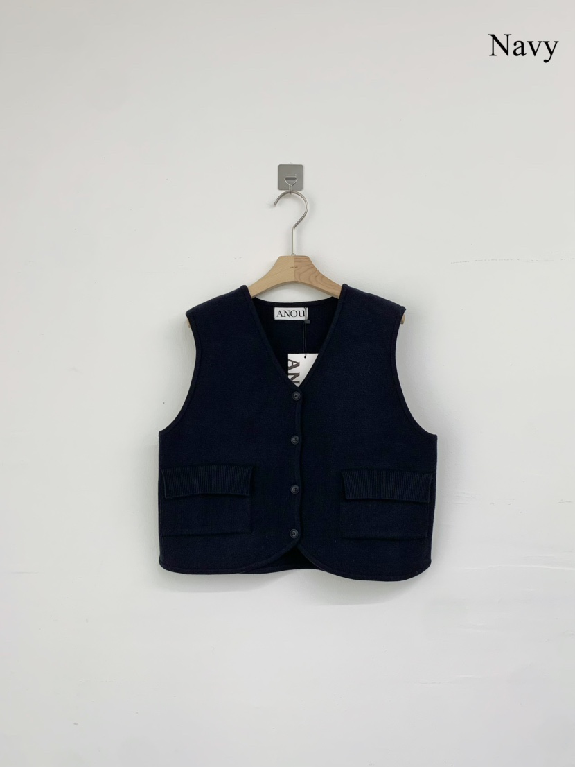 ANOU東大門代購女士新款休閑職業26春季推薦人氣熱賣馬甲ANOU馬甲圖色2