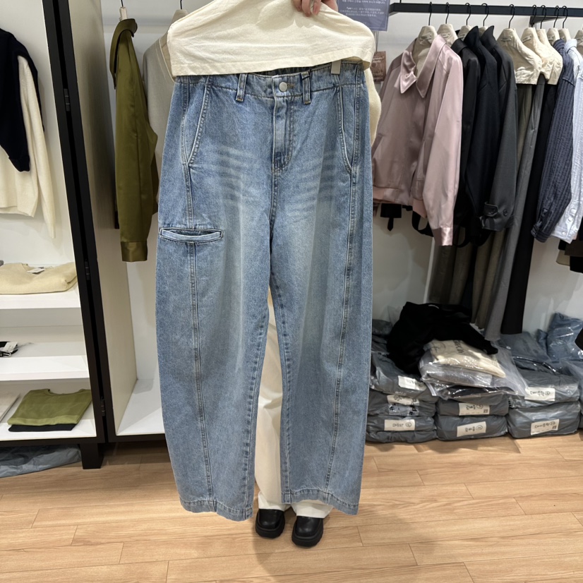 MUYBIEN東大門直郵女士新品熱賣職業推薦26春季人氣牛仔褲MUYBIEN牛仔褲圖色1