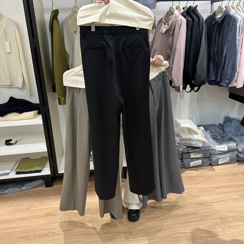 MUYBIEN東大門實拍女裝新品職業推薦人氣時尚26春季休閑褲MUYBIEN休閑褲