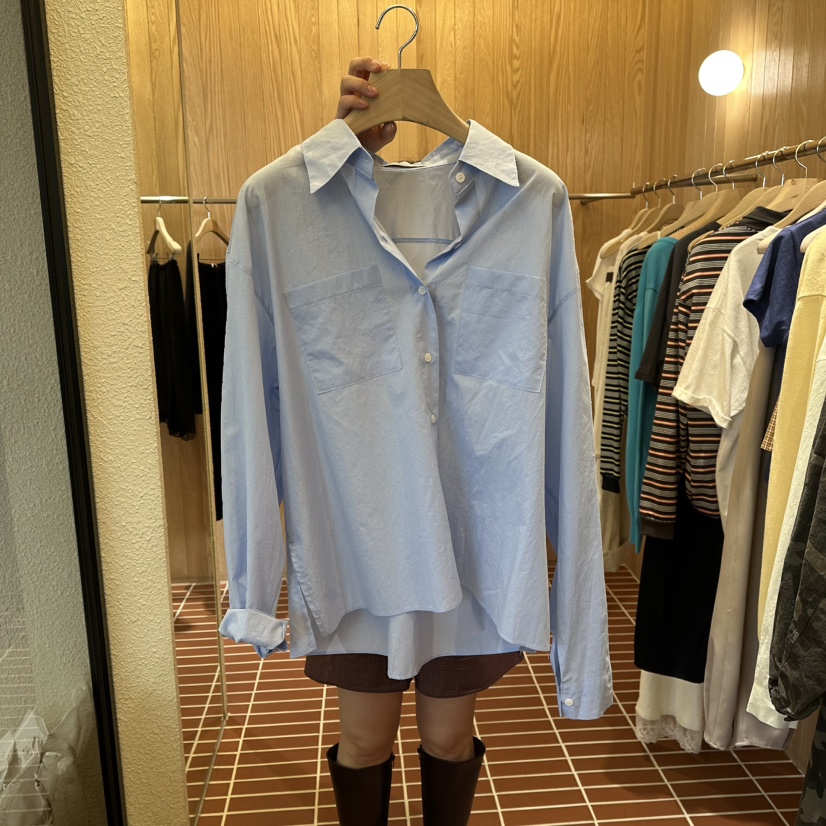 CHOI-L東大門代購女士新款人氣熱賣休閑推薦時尚襯衫蕾絲衫CHOI襯衫/蕾絲衫圖色1