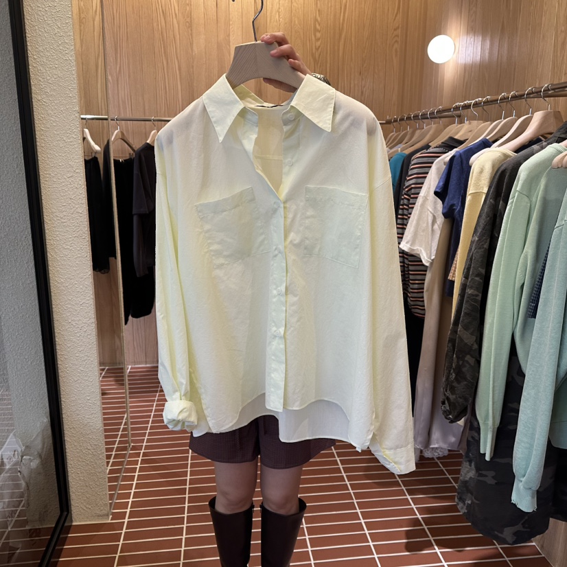 CHOI-L東大門代購女士新款人氣熱賣休閑推薦時尚襯衫蕾絲衫CHOI襯衫/蕾絲衫圖色3