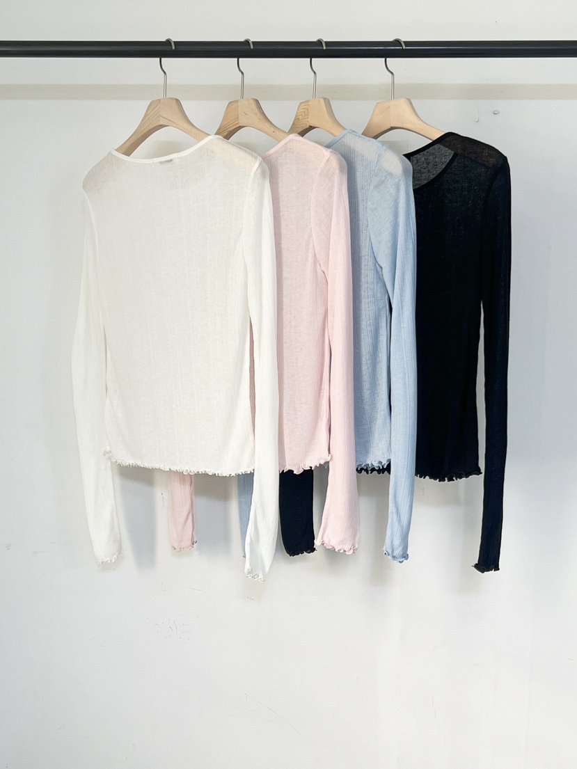 CLAFO韓國代購女裝新品休閑熱賣26春季人氣時尚推薦長袖T恤CLAFO長袖T恤