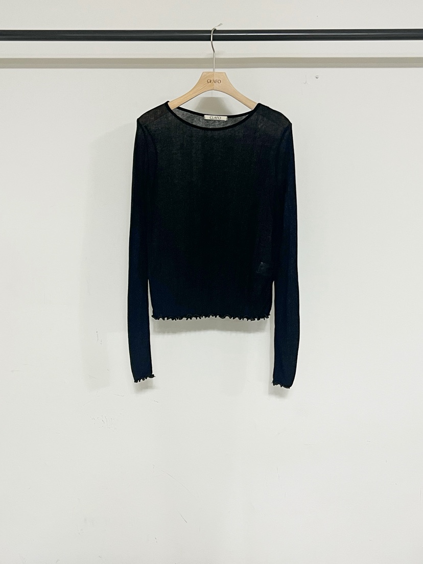 CLAFO韓國代購女裝新品休閑熱賣26春季人氣時尚推薦長袖T恤CLAFO長袖T恤圖色4