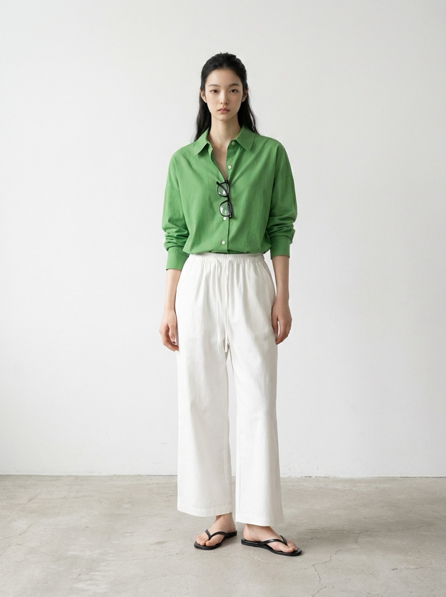 CLAFO韓國直郵女裝新品26春季人氣休閑推薦職業時尚休閑褲CLAFO休閑褲