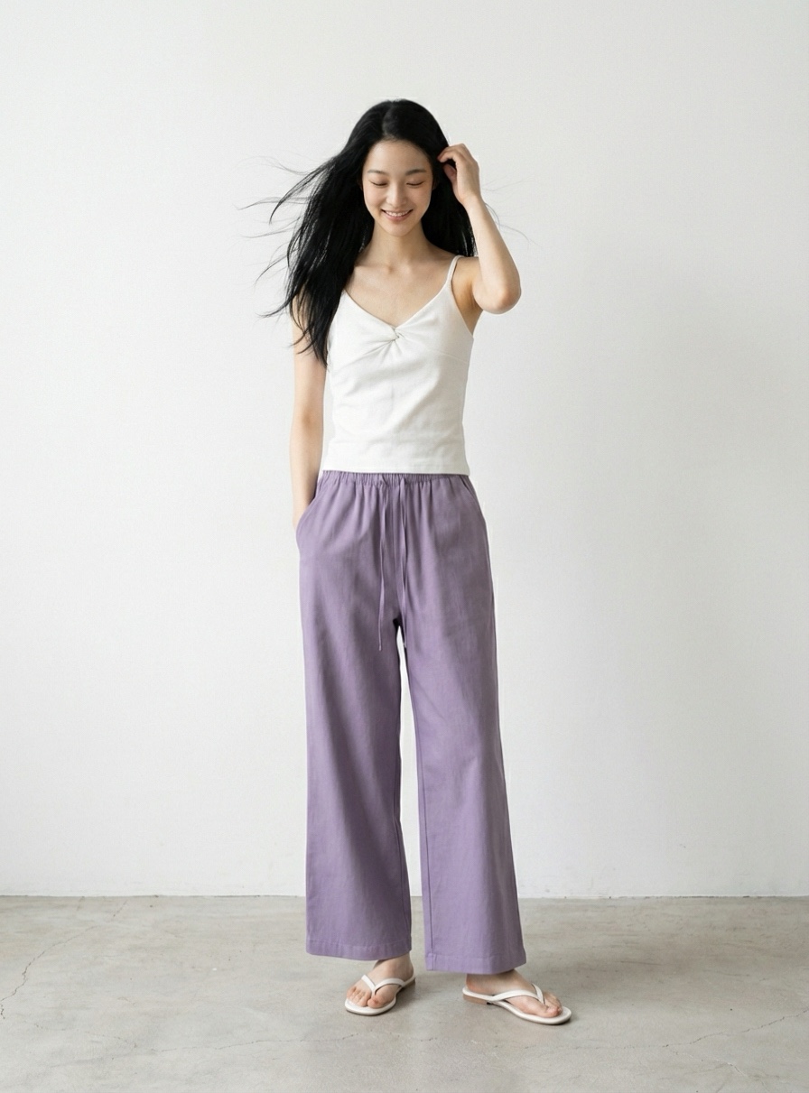 CLAFO韓國直郵女裝新品26春季人氣休閑推薦職業時尚休閑褲CLAFO休閑褲