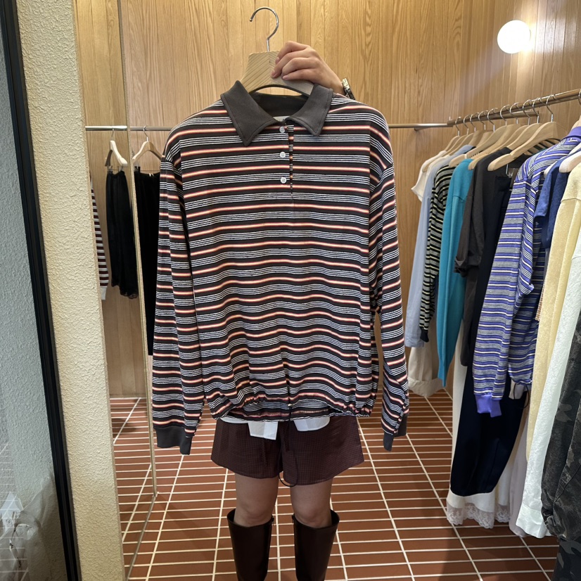 CHOI-L東大門代購女士新品熱賣人氣休閑職業推薦長袖T恤CHOI長袖T恤圖色2