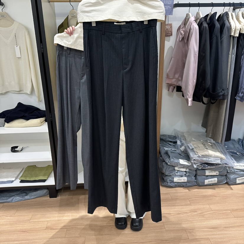 MUYBIEN東大門實拍女裝新款26春季推薦熱賣人氣時尚休閑褲MUYBIEN休閑褲圖色1黑色