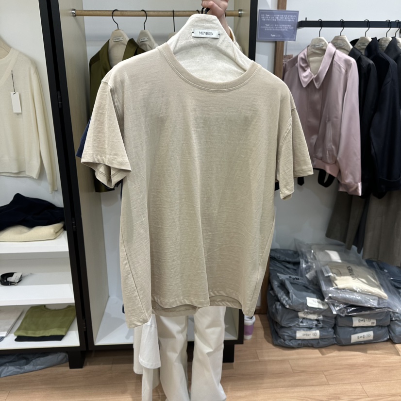 MUYBIEN東大門直郵女裝新款推薦職業人氣休閑26春季熱賣T恤MUYBIENT恤圖色1