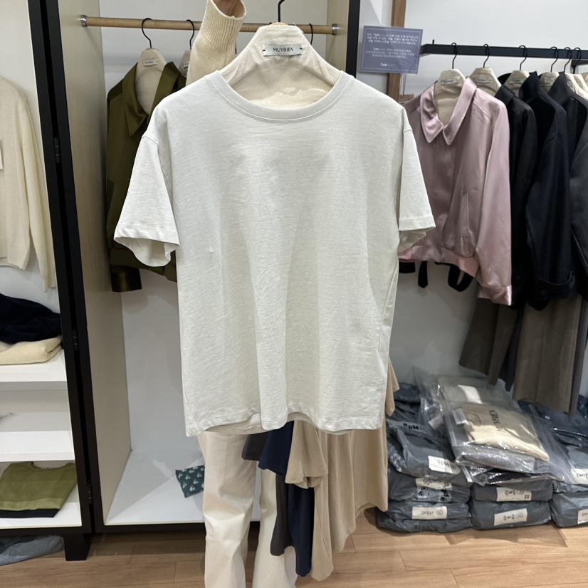 MUYBIEN東大門直郵女裝新款推薦職業人氣休閑26春季熱賣T恤MUYBIENT恤圖色2