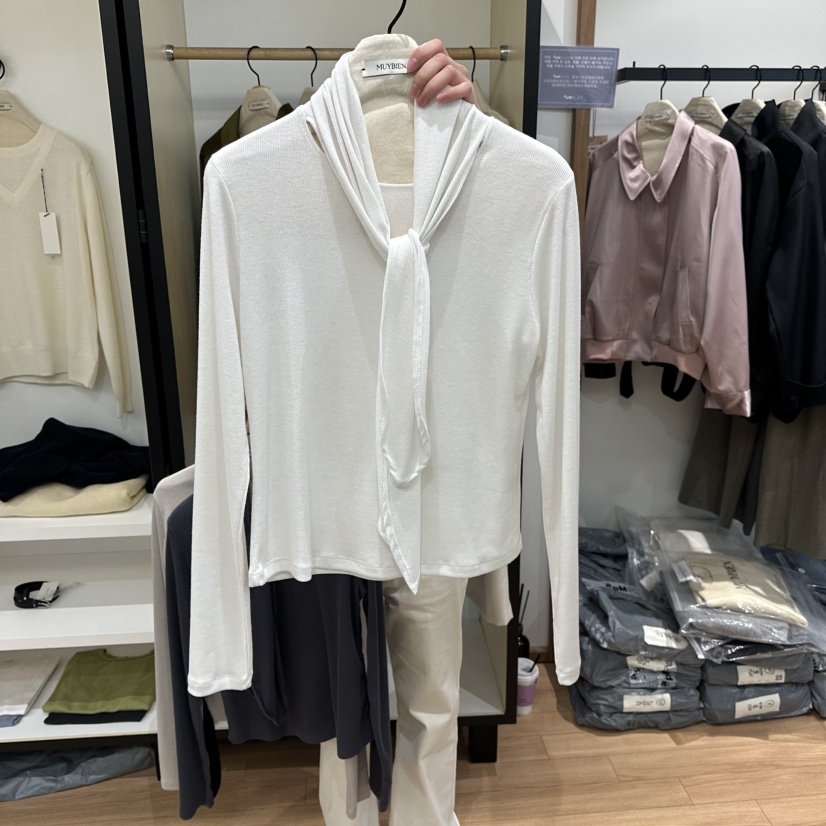 MUYBIEN東大門代購女士新品時尚熱賣人氣推薦26春季長袖T恤MUYBIEN長袖T恤圖色3