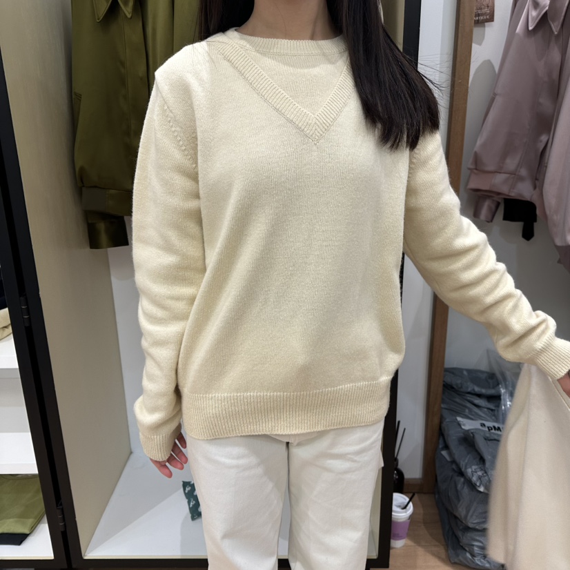 MUYBIEN韓國直郵女士新款時尚休閑職業熱賣推薦人氣針織衫MUYBIEN針織衫圖色2