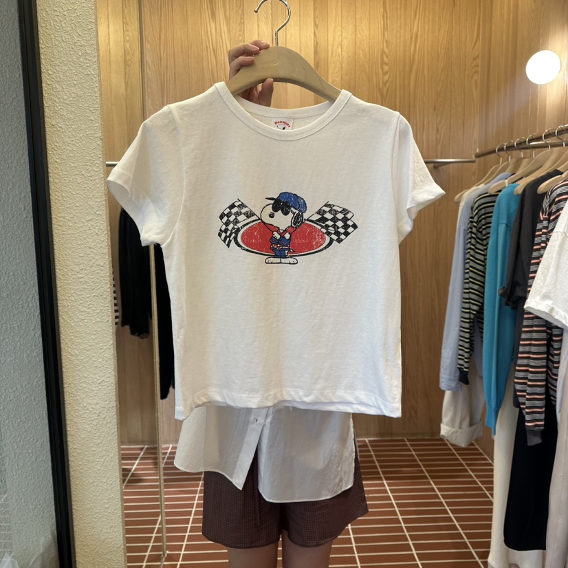 CHOI-L東大門代購女裝新品職業推薦人氣熱賣休閑T恤史努比CHOIT恤圖色1