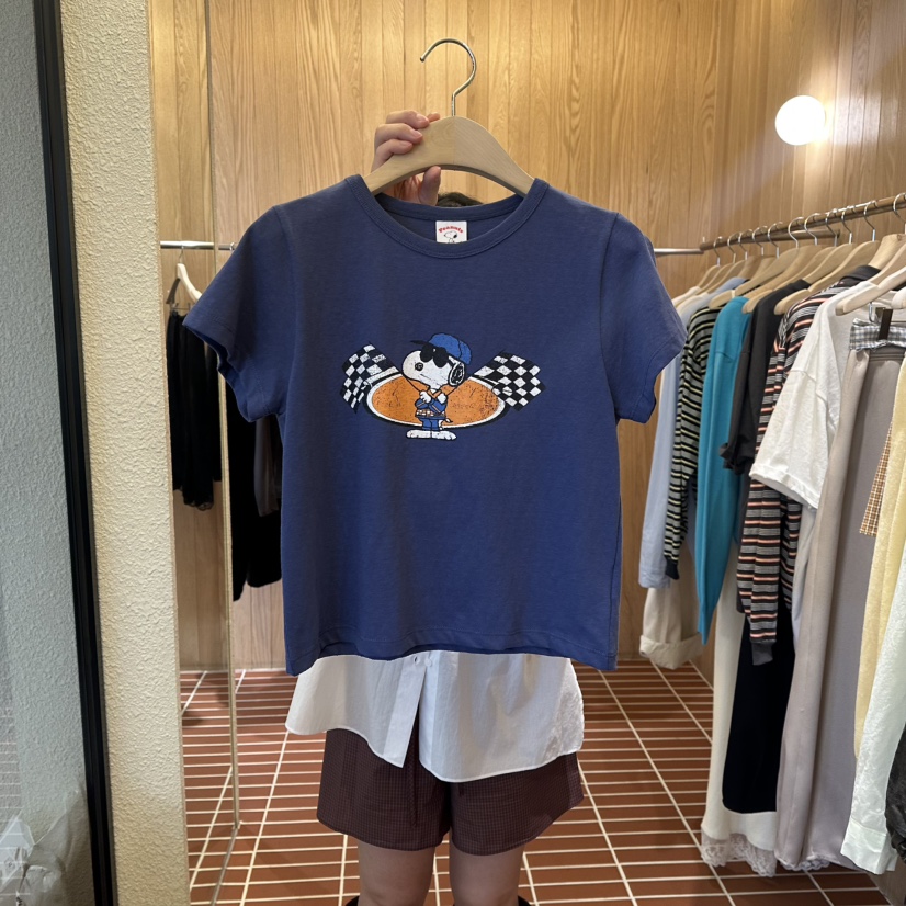 CHOI-L東大門代購女裝新品職業推薦人氣熱賣休閑T恤史努比CHOIT恤圖色2