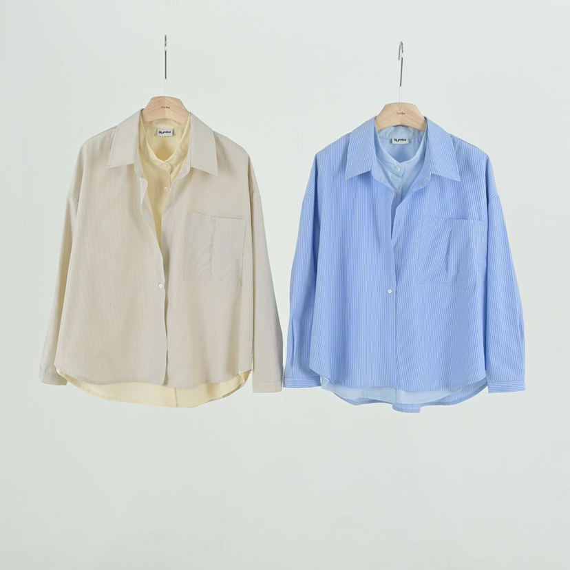 RUMBA東大門實拍女裝新款休閑推薦26春季人氣時尚襯衫蕾絲衫RUMBA襯衫/蕾絲衫