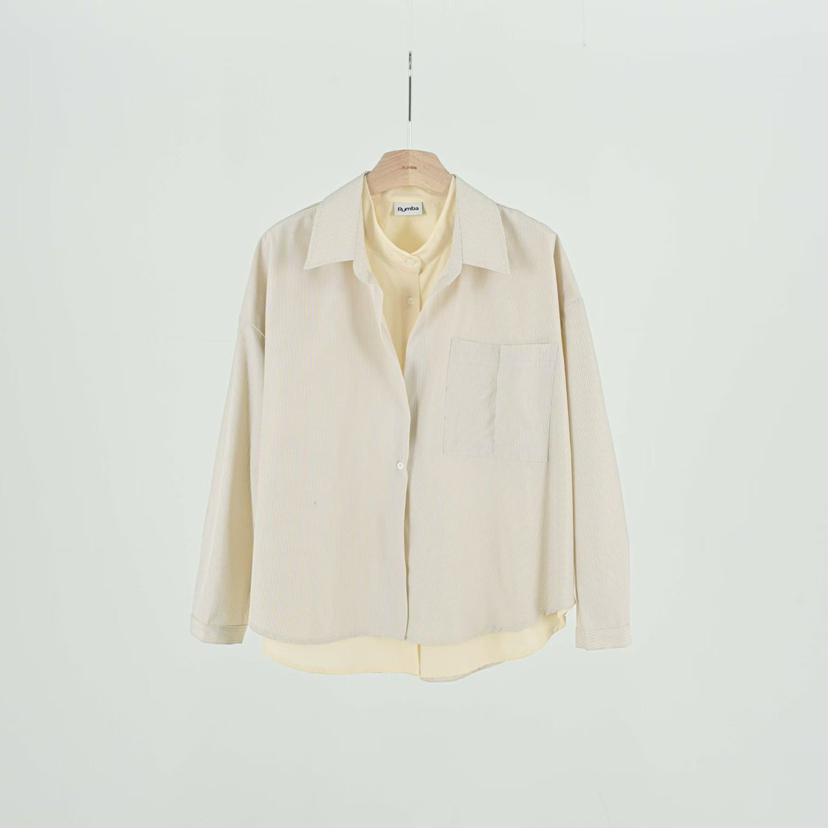 RUMBA東大門實拍女裝新款休閑推薦26春季人氣時尚襯衫蕾絲衫RUMBA襯衫/蕾絲衫圖色2