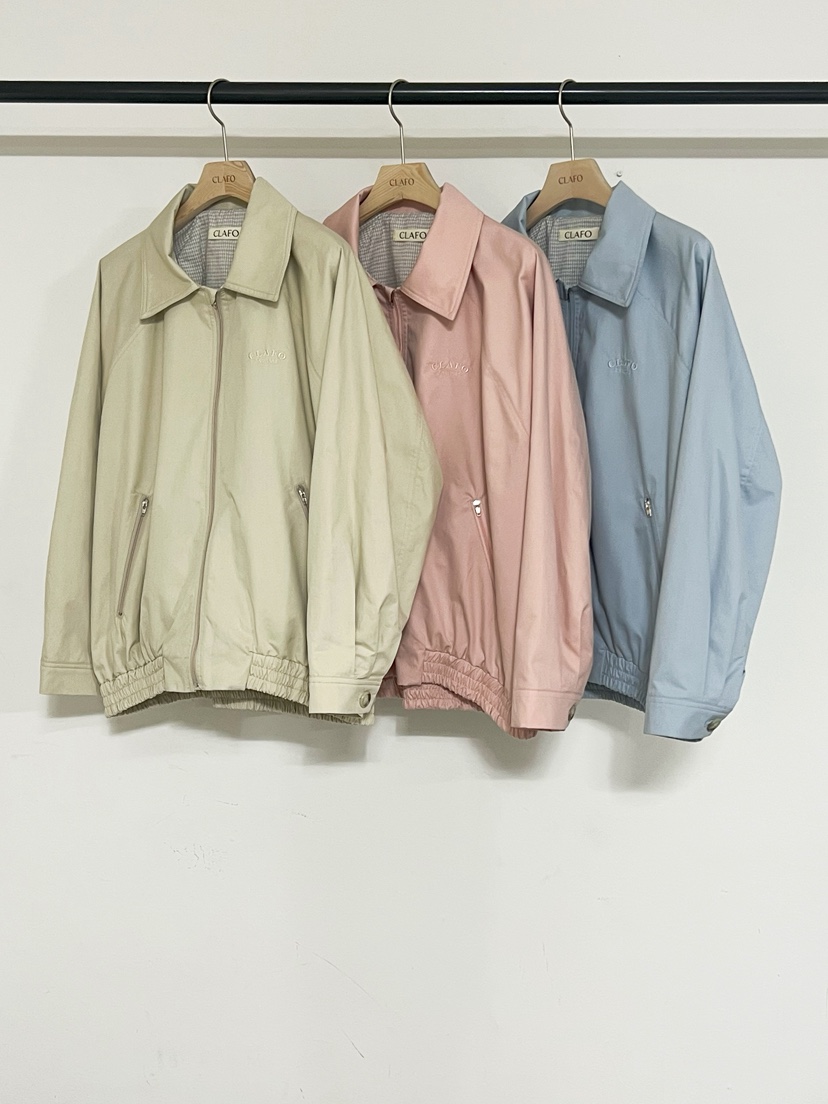 CLAFO東大門實拍女裝新品時尚26春季人氣休閑夾克格紋短款CLAFO夾克
