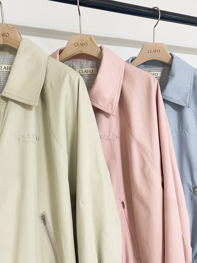 CLAFO東大門實拍女裝新品時尚26春季人氣休閑夾克格紋短款CLAFO夾克