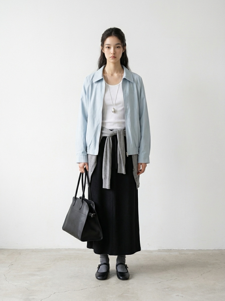 CLAFO東大門實拍女裝新品時尚26春季人氣休閑夾克格紋短款CLAFO夾克