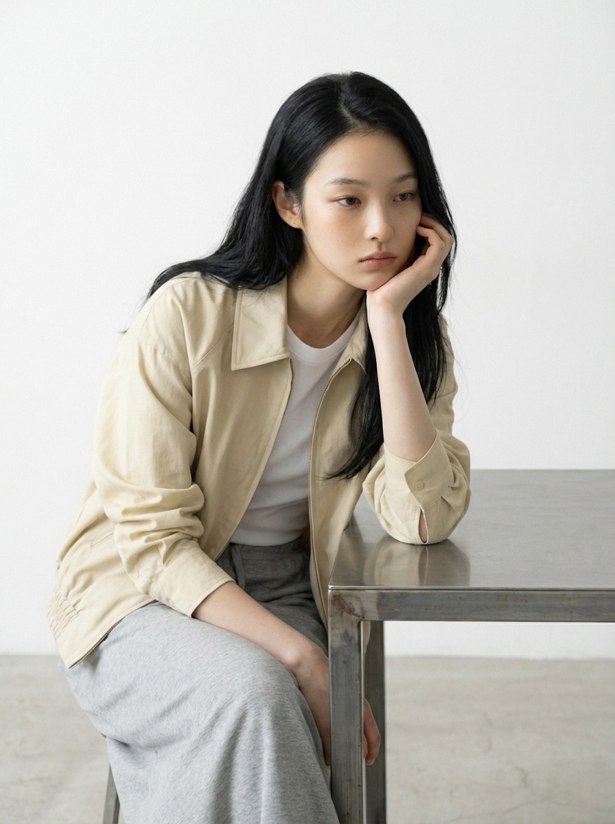 CLAFO東大門實拍女裝新品時尚26春季人氣休閑夾克格紋短款CLAFO夾克