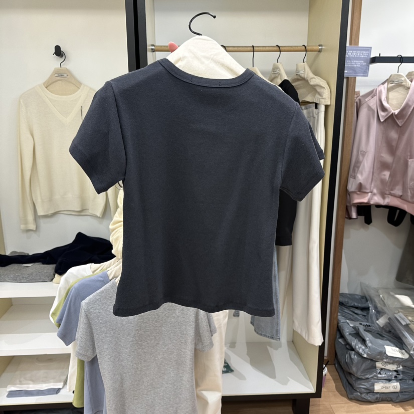 MUYBIEN東大門直郵女士新款職業休閑26春季推薦熱賣人氣T恤MUYBIENT恤