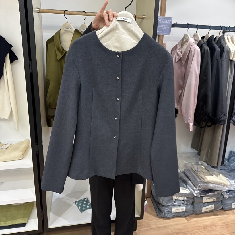 MUYBIEN韓國直郵女士新款職業26春季休閑熱賣推薦人氣夾克MUYBIEN夾克圖色2