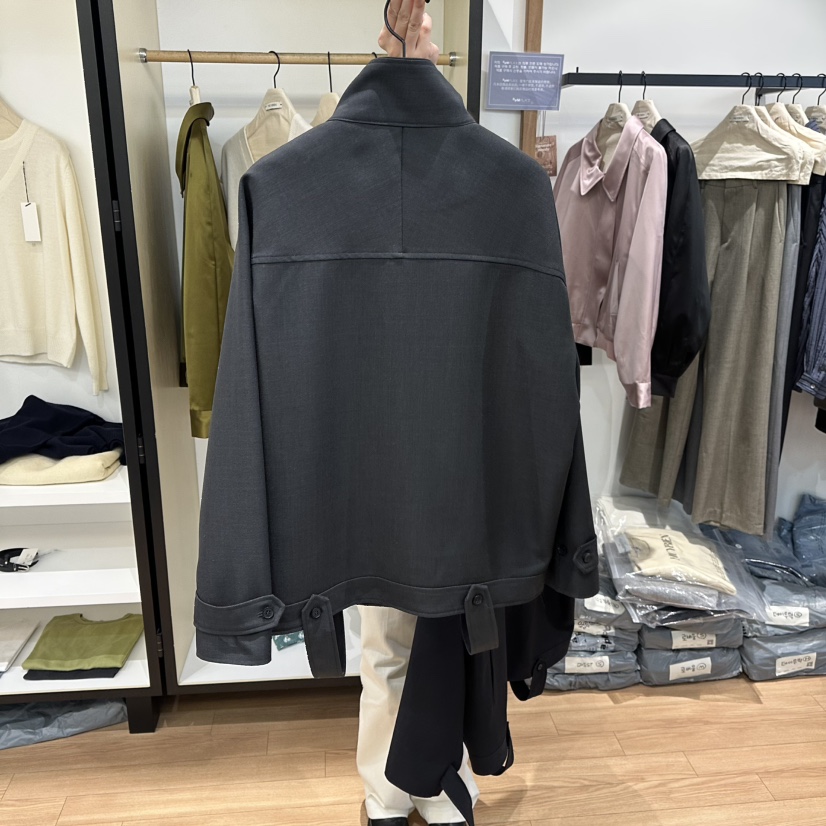 MUYBIEN韓國直郵女士新款推薦職業熱賣26春季休閑夾克高領MUYBIEN夾克