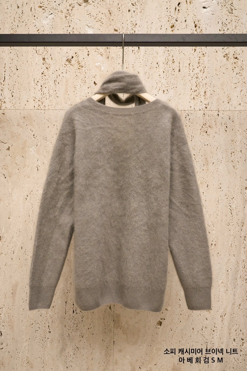 BLOSSOM韓國直郵女士新款休閑職業熱賣針織衫含圍巾V領羊絨BLOSSOM針織衫