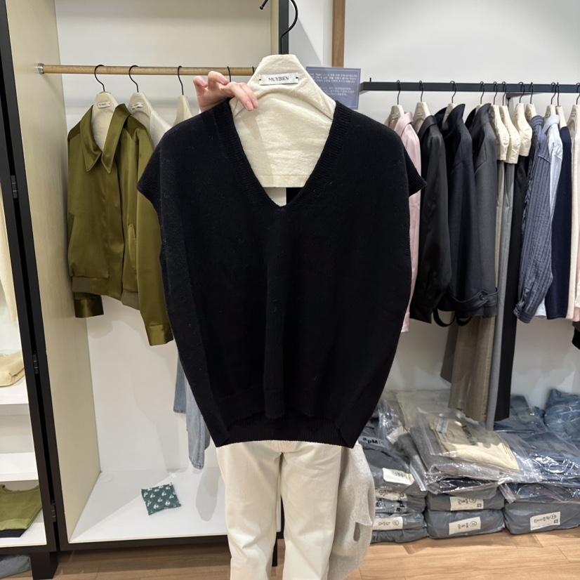 MUYBIEN韓國代購女裝新品休閑職業26春季熱賣時尚吊帶背心MUYBIEN吊帶/背心圖色3