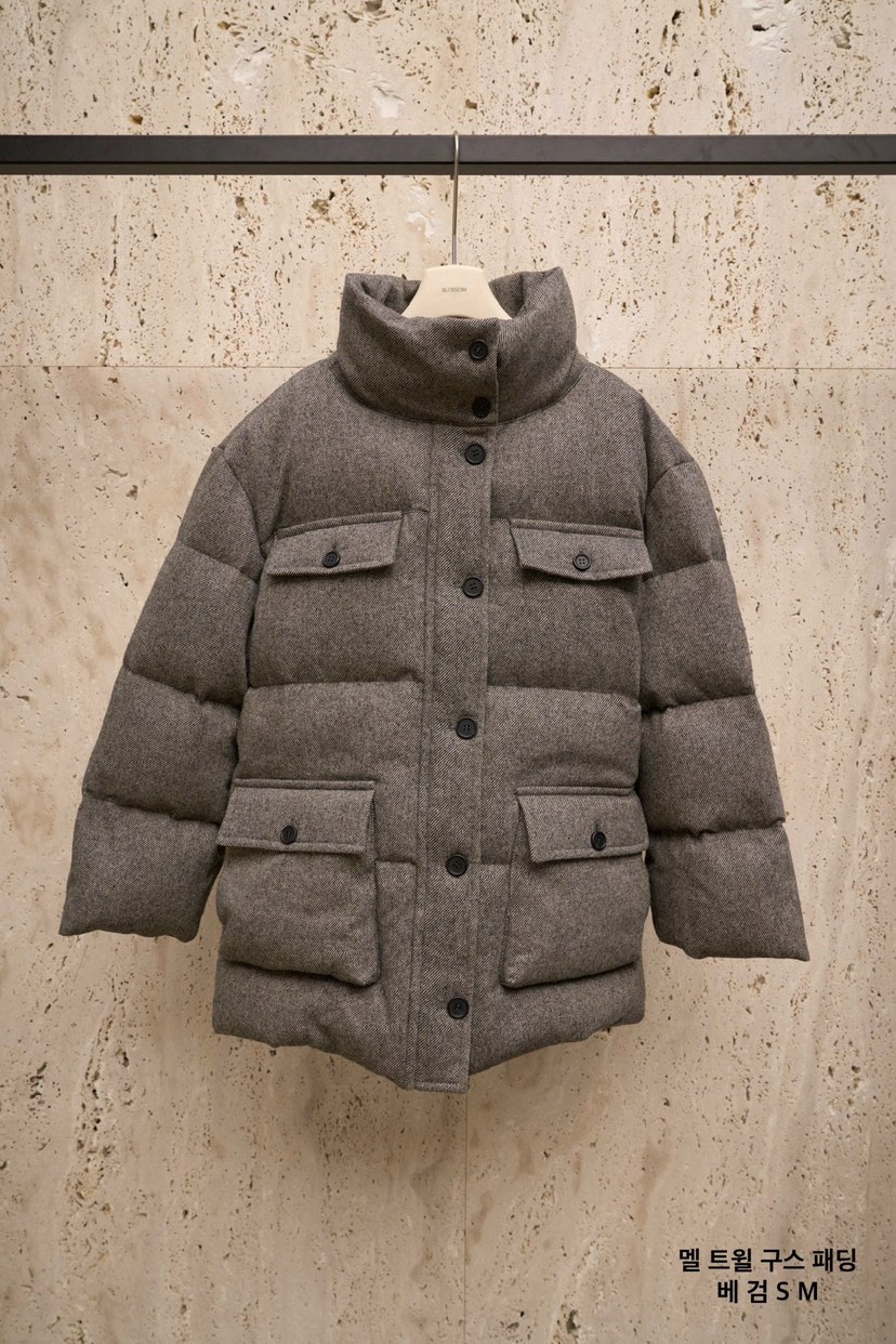 BLOSSOM東大門代購女裝新款熱賣休閑職業短款羽絨服填充鵝絨BLOSSOM短款羽絨服圖色2