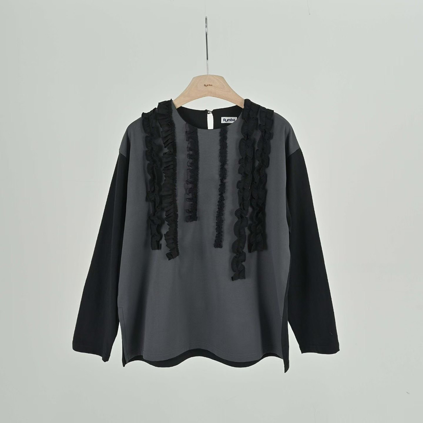 RUMBA東大門實拍女裝新款休閑職業推薦26春季熱賣襯衫蕾絲衫RUMBA襯衫/蕾絲衫圖色2